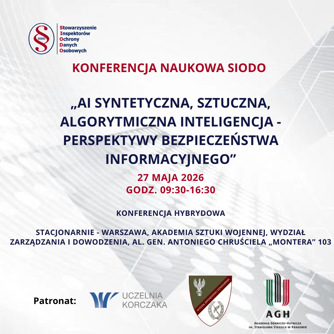 Plakat Konferencji Naukowej SIODO 2026